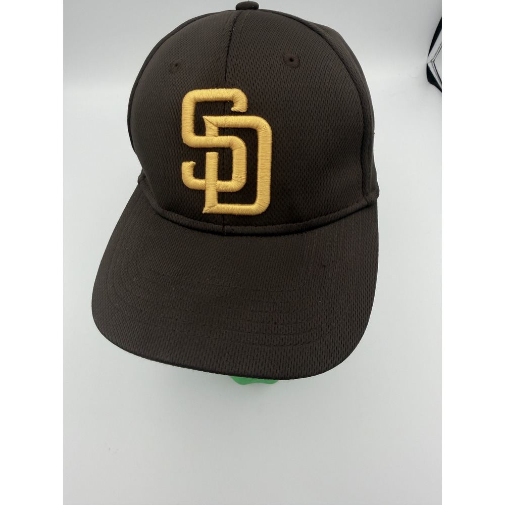 San Diego Padres MLB Baseball Hat OC Sports Brown Gold‎ Adjustable Cap SD Logo